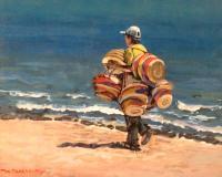 Painterly Realism - The Vender - Oil